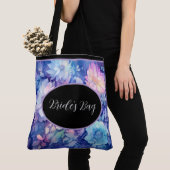 花嫁のバッグ 花の芍薬 マルチプリント トートバッグ (クローズアップ)