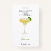 花嫁のパーティーガールズウィークエンド ブライズメイド バッジ (正面)