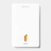 花嫁のパーティーガールズウィークエンド ブライズメイド バッジ (裏面)