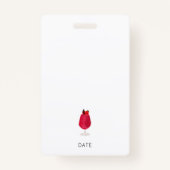 花嫁のパーティーガールズウィークエンド ブライズメイド バッジ (裏面)