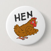 花嫁のパーティーバッジのピン 缶バッジ (正面)