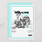 花嫁のパーティーファッション ディーバ マガジン 招待状 (正面/裏面)