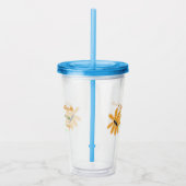 花嫁のパーティー名 日付 場所 ヒマワリを追加 アクリルタンブラー (右)