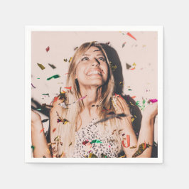 花嫁のパーティー顔写真 スタンダードカクテルナプキン