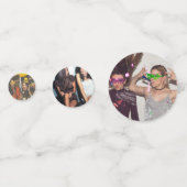 花嫁のパーティー飾り ファン 6 フォト ブライズメイド コンフェッティ (裏面)