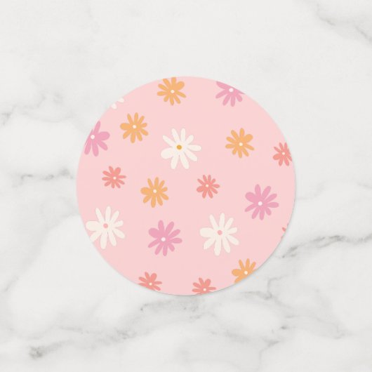 花嫁のパーティー飾り 恋に酔って 花嫁の写真 コンフェッティ (スモール正面)