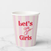 花嫁のパーティー Let's Go Girls 紙コップ (裏面)