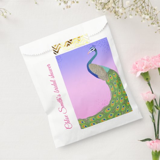 花嫁のピーコックエレガントー フェイバーバッグ (封をした状態)