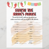 花嫁のフレーズを終える |ブライダルシャワー (正面)