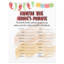 花嫁のフレーズを終える |ブライダルシャワー