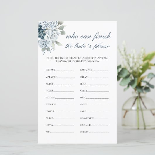 花嫁のフレーズブライダルゲームを完成させる人 (スタンド正面)