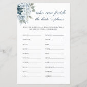 花嫁のフレーズブライダルゲームを完成させる人 (正面)