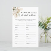 花嫁のフレーズブライダルゲームを完成させる人 (スタンド正面)