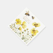 花嫁のフローラシャワー スタンダードカクテルナプキン (角)