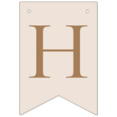 花嫁のフローラモダンの束ね バンティングフラッグ (第2の旗)