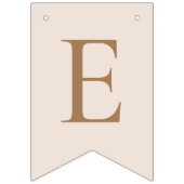 花嫁のフローラモダンの束ね バンティングフラッグ (第3の旗)