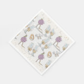 花嫁のブライズシャワー スタンダードランチョンナプキン (角)