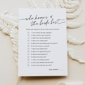 花嫁のブライダルゲームを知っているエバーリー最高のー 招待状