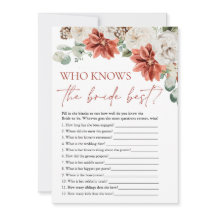 花嫁のブライダルゲームを知っている赤最高の冬