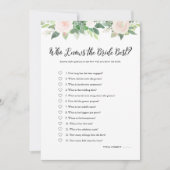 花嫁のブライダルゲームを知最高のるデボン 招待状 (正面)