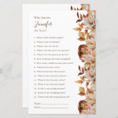 花嫁のブライダルゲーム最高のを知っている人 (正面/裏面)