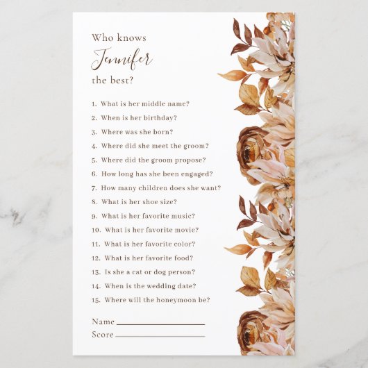 花嫁のブライダルゲーム最高のを知っている人 (正面)