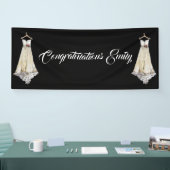 花嫁のブライダルシャワーのウェディングドレスのパーティーはカスタマイズ 横断幕 (トレードショー)