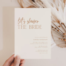 花嫁のブライダルシャワーをシャワーで浴びようミニマル