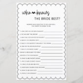 花嫁のブライダルシャワーを知るミニマル最高の (正面)