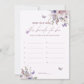 花嫁のブライダルシャワーカードは 招待状 (正面)