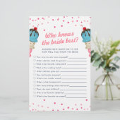 花嫁のブライダルシャワーゲーム最高のを知っている人 (スタンド正面)