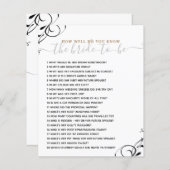 花嫁のブライダルシャワー (正面/裏面)