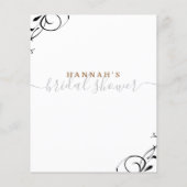 花嫁のブライダルシャワー (裏面)