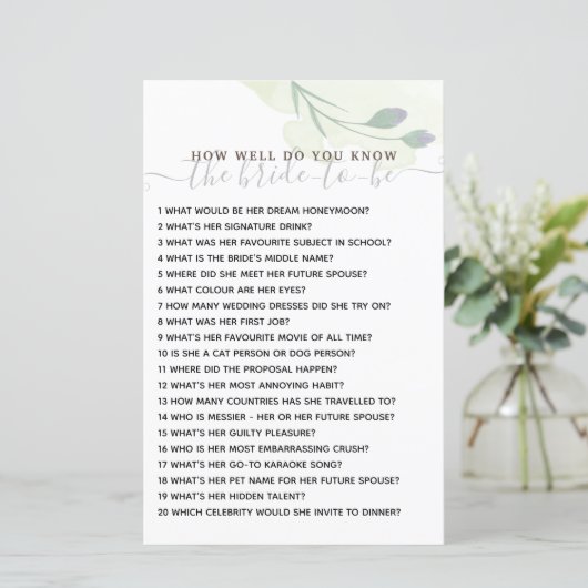 花嫁のブライダルシャワー (スタンド正面)