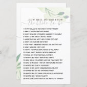 花嫁のブライダルシャワー (正面/裏面)