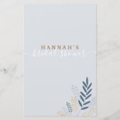 花嫁のブライダルシャワー (裏面)