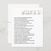 花嫁のブライダルシャワー (正面/裏面)