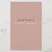 花嫁のブライダルシャワー (裏面)