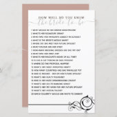 花嫁のブライダルシャワー (正面/裏面)