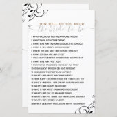 花嫁のブライダルシャワー (正面/裏面)