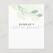 花嫁のブライダルシャワー (裏面)