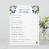 花嫁のブライダルシャワー 招待状 (スタンド正面)