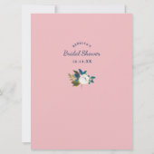 花嫁のブライダルシャワー 招待状 (裏面)