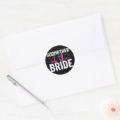 花嫁のブライダルパーティ結婚の母 ラウンドシール (封筒)