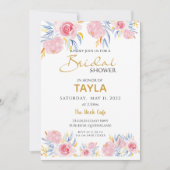 花嫁のブランチの招待状のウェディングシャワーの招待 招待状 (正面)