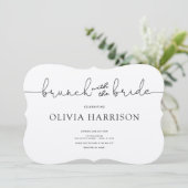 花嫁のブランチ・シャワー 招待状 (スタンド正面)