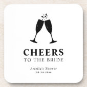 花嫁のブランチ＆バブル ブライズシャワー コースター (正面)