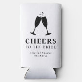 花嫁のブランチ&バブル ブライズシャワー スリム缶クーラー (裏面)