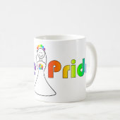 花嫁のプライドのマグ コーヒーマグカップ (正面右)