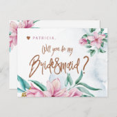 花嫁のプロポーザルgramは私の花嫁のメイドになる ポストカード (正面/裏面)